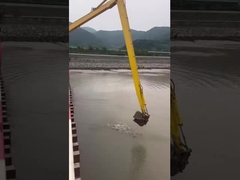 PC360 28m Tiefreichbaggerarm für Hafensanierung