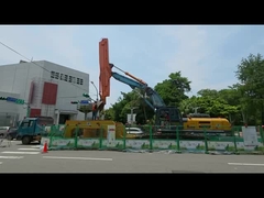 12M Teleskop-Schiebearm zur Verwendung an einem dreiteiligen Baggerarm